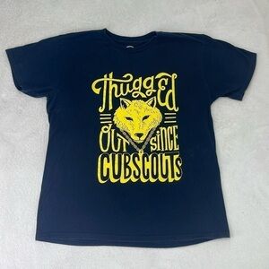 🟢 Thugged Out Since Cub Scouts Graphic Tee Large